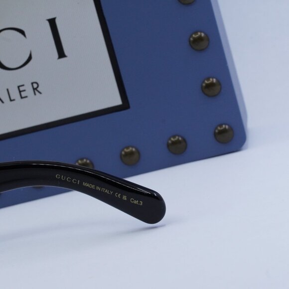 Gucci GG1401S 001 Cat Eye Sunglasses - Black/Grey - Picture 5 of 10